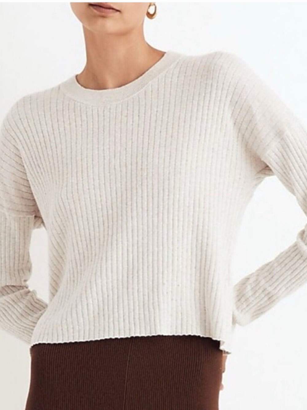 Madewell Donegal Lawson ribbed cream
Pullover Sweater xs